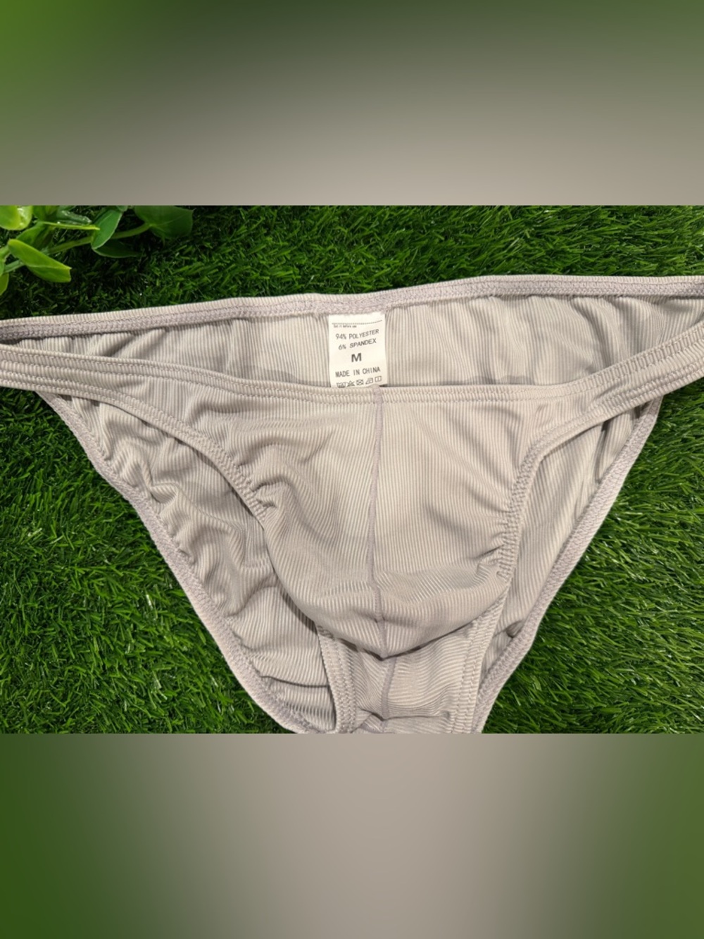 🩲 NEW! Medium Grey Bikini Briefs